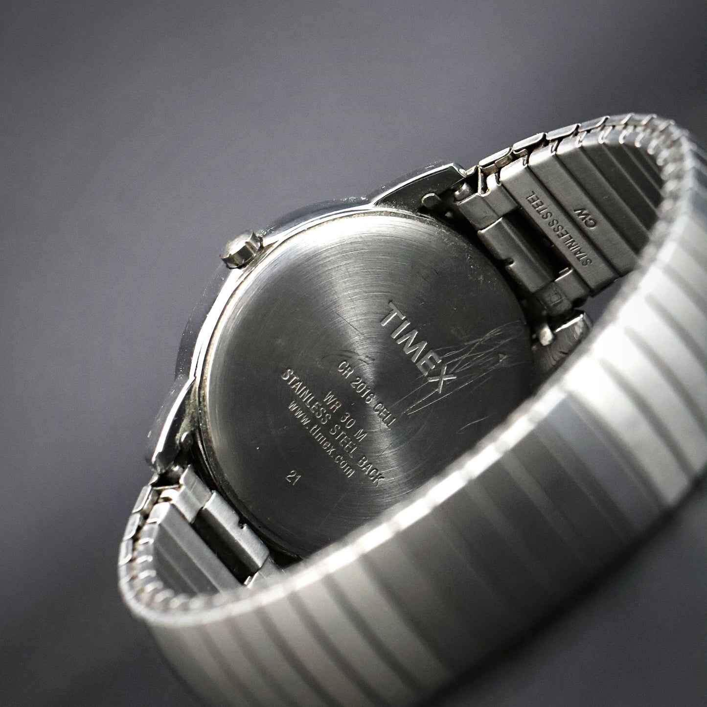 Timex Indiglo Easy Reader Silver