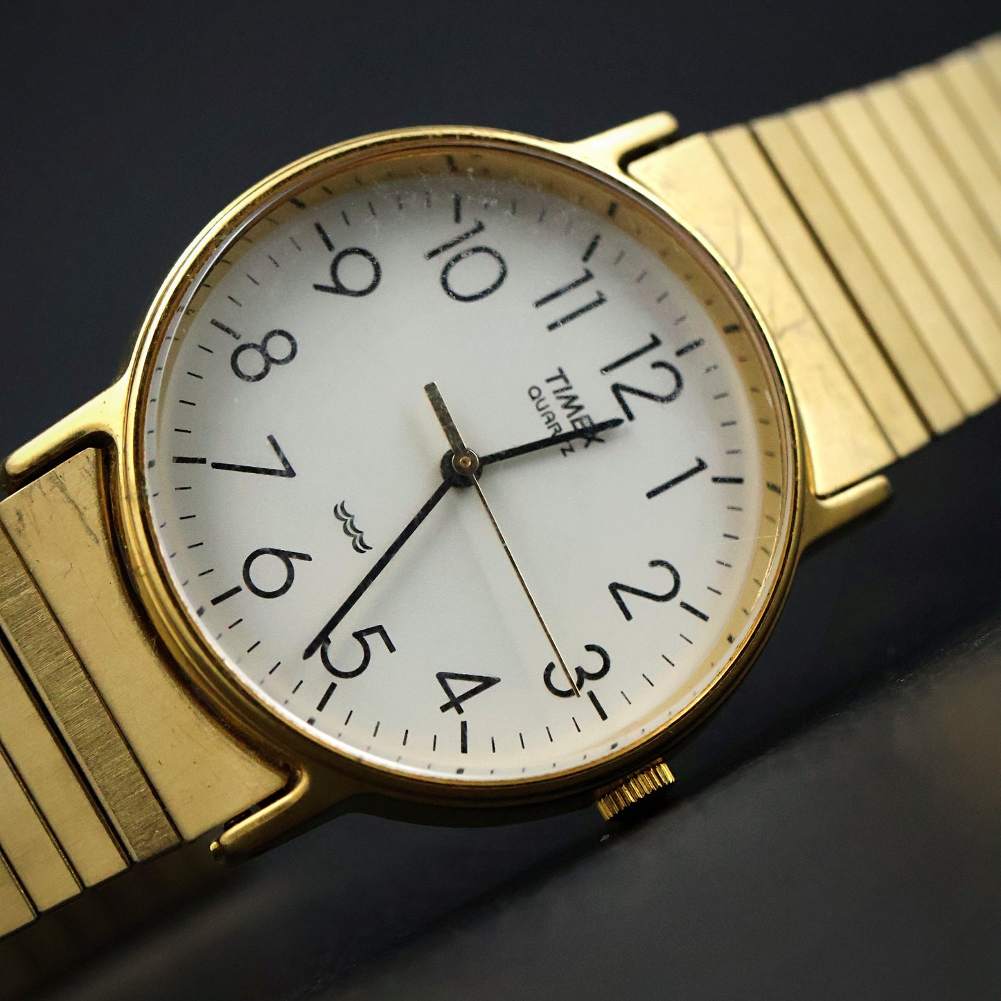 Timex Classic Gold Quartz Expansion Bracelet Watch