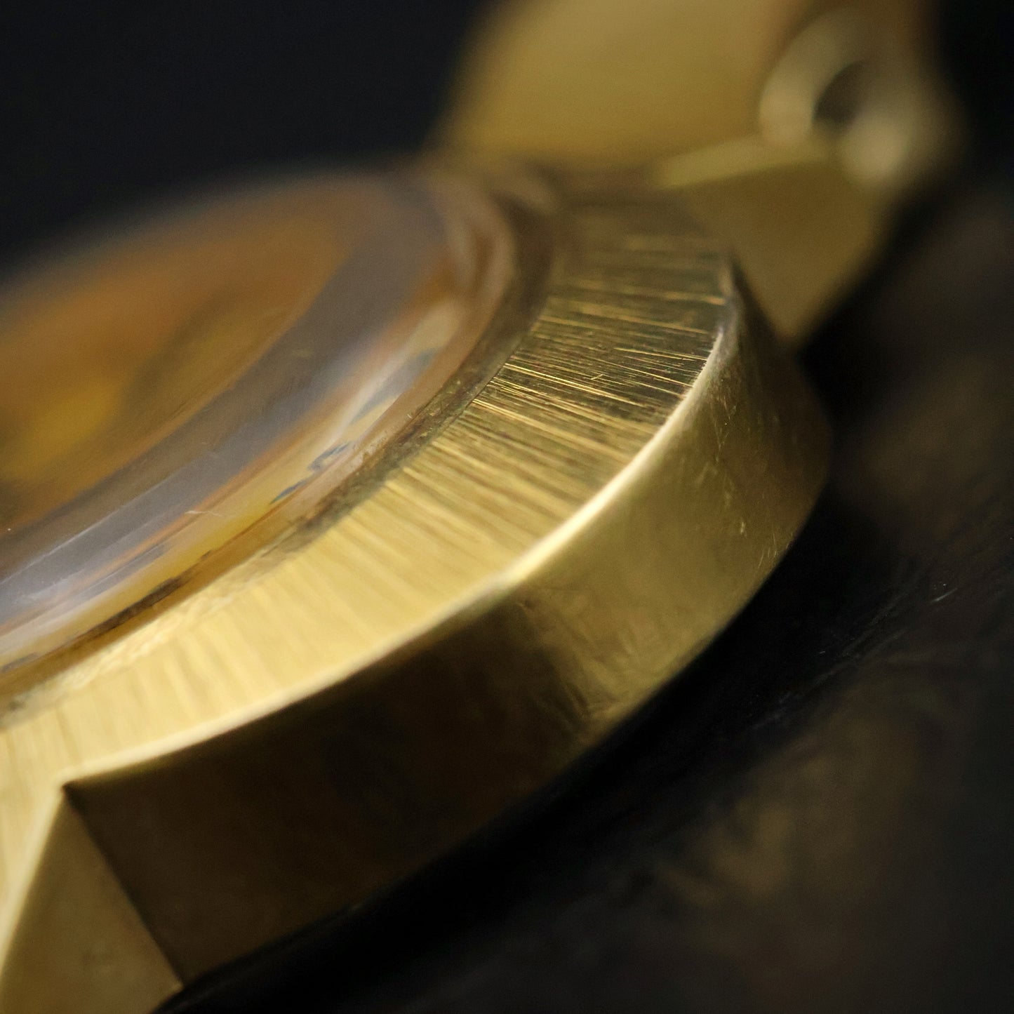 Timex Gold Roman Numeral with Olive Leather