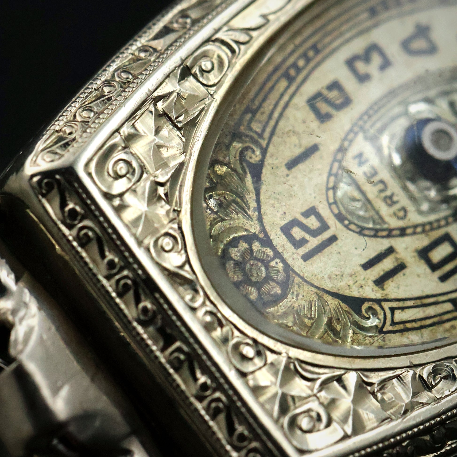 Gruen Art Deco Filigree Ladies' Watch
