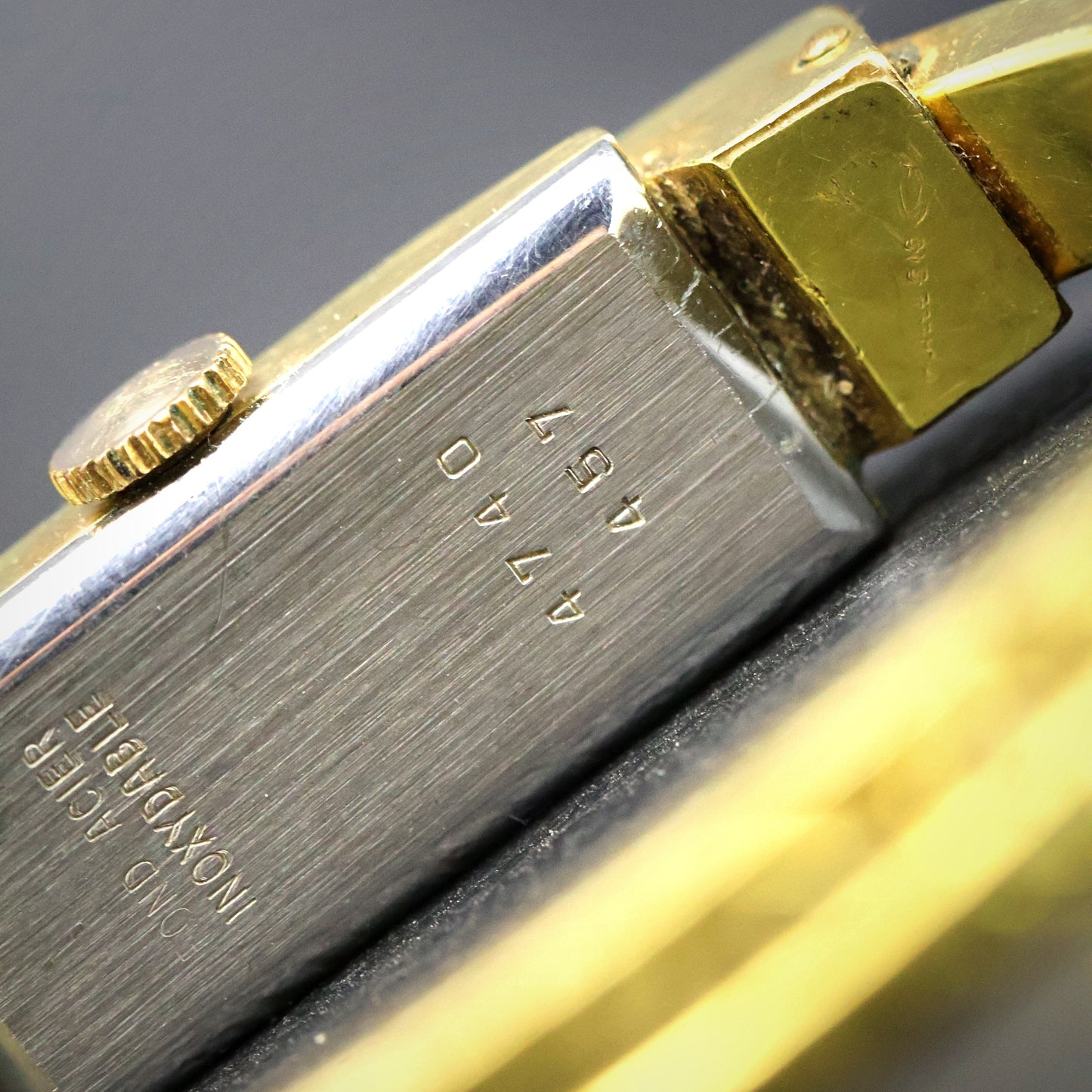 Consul Gold Hammered-Texture Bangle Watch
