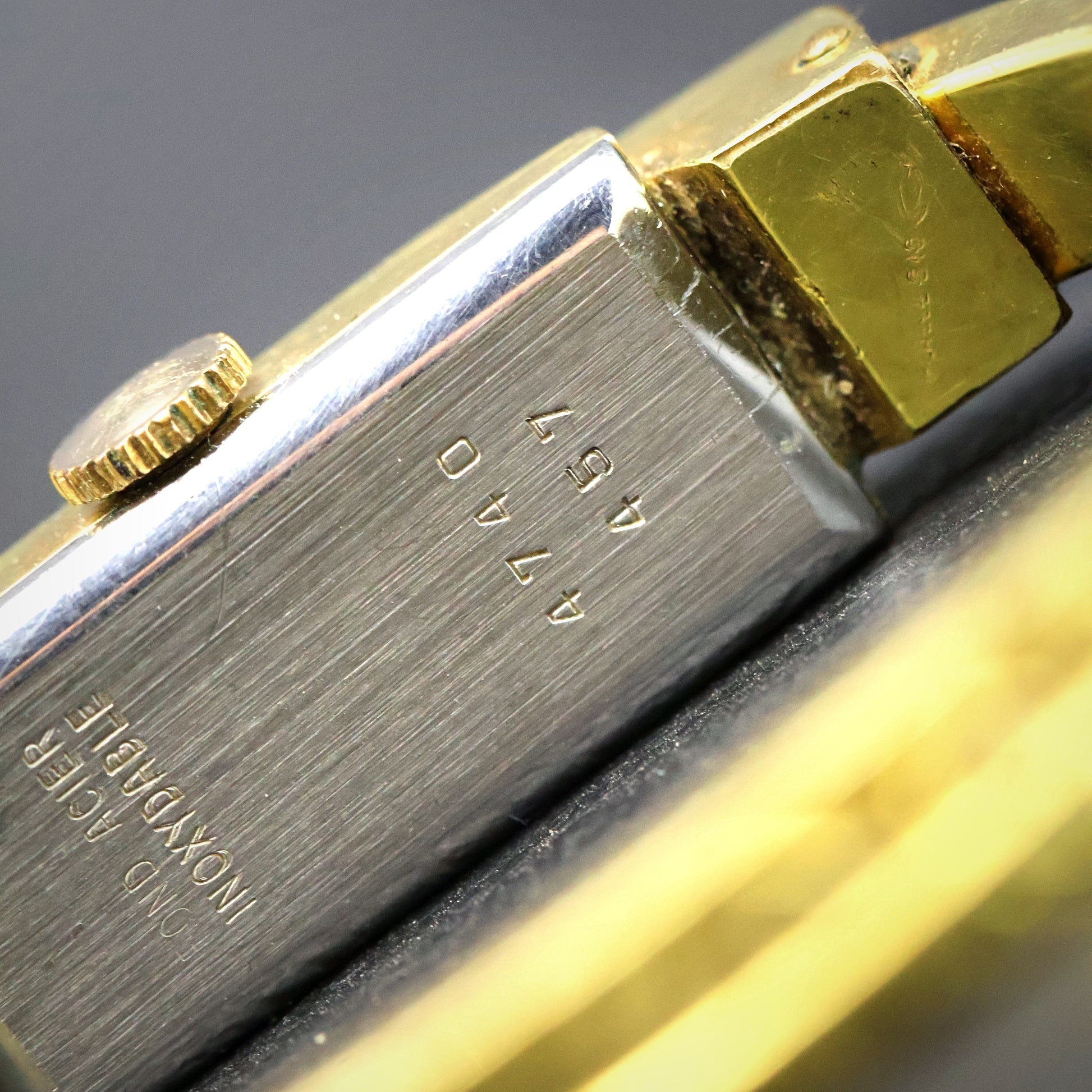 Consul Gold Hammered-Texture Bangle Watch