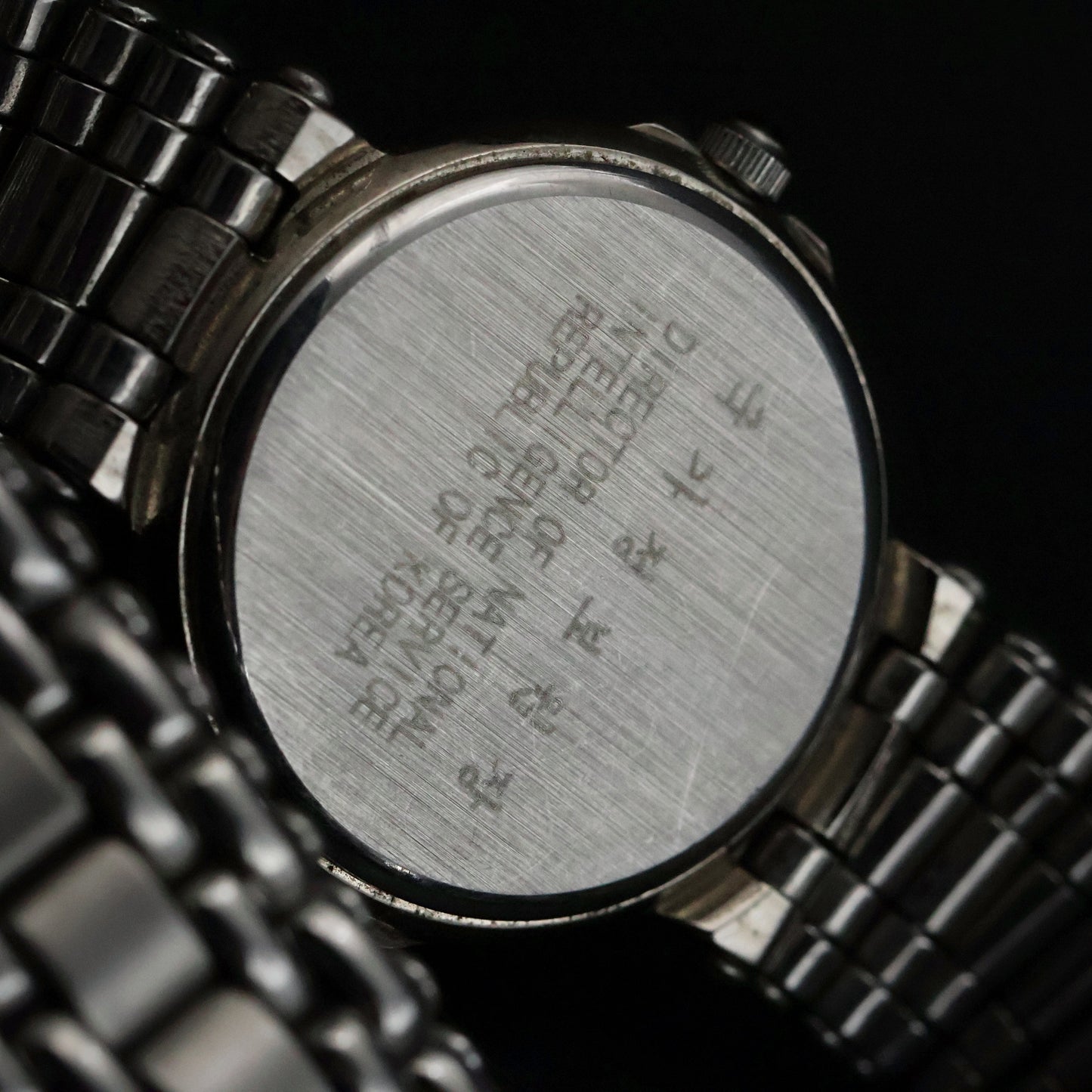 Silver Crosshatch Dial Ladies' Watch