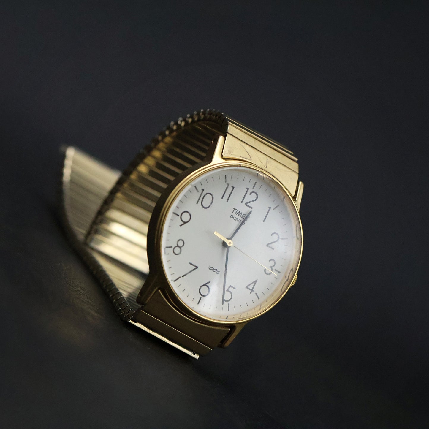 Timex Classic Gold Quartz Expansion Bracelet Watch