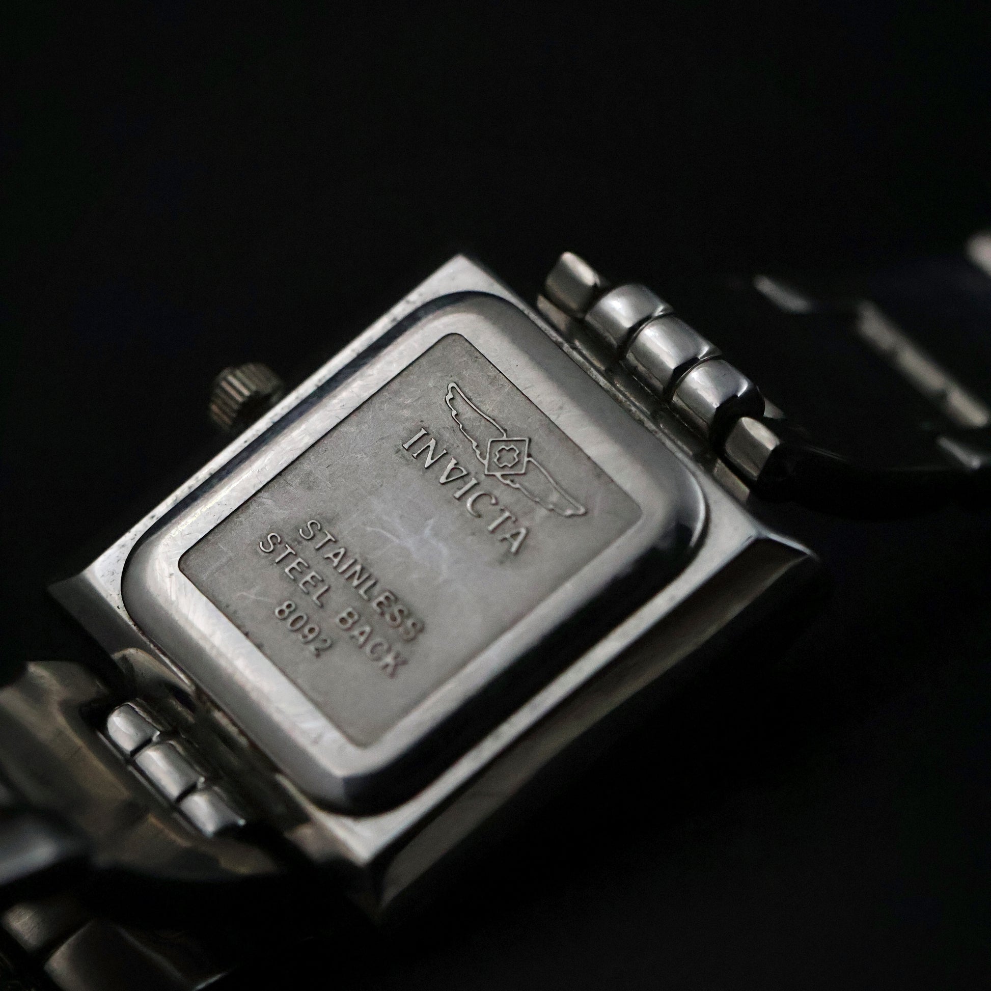 Invicta Brushed Silver Square