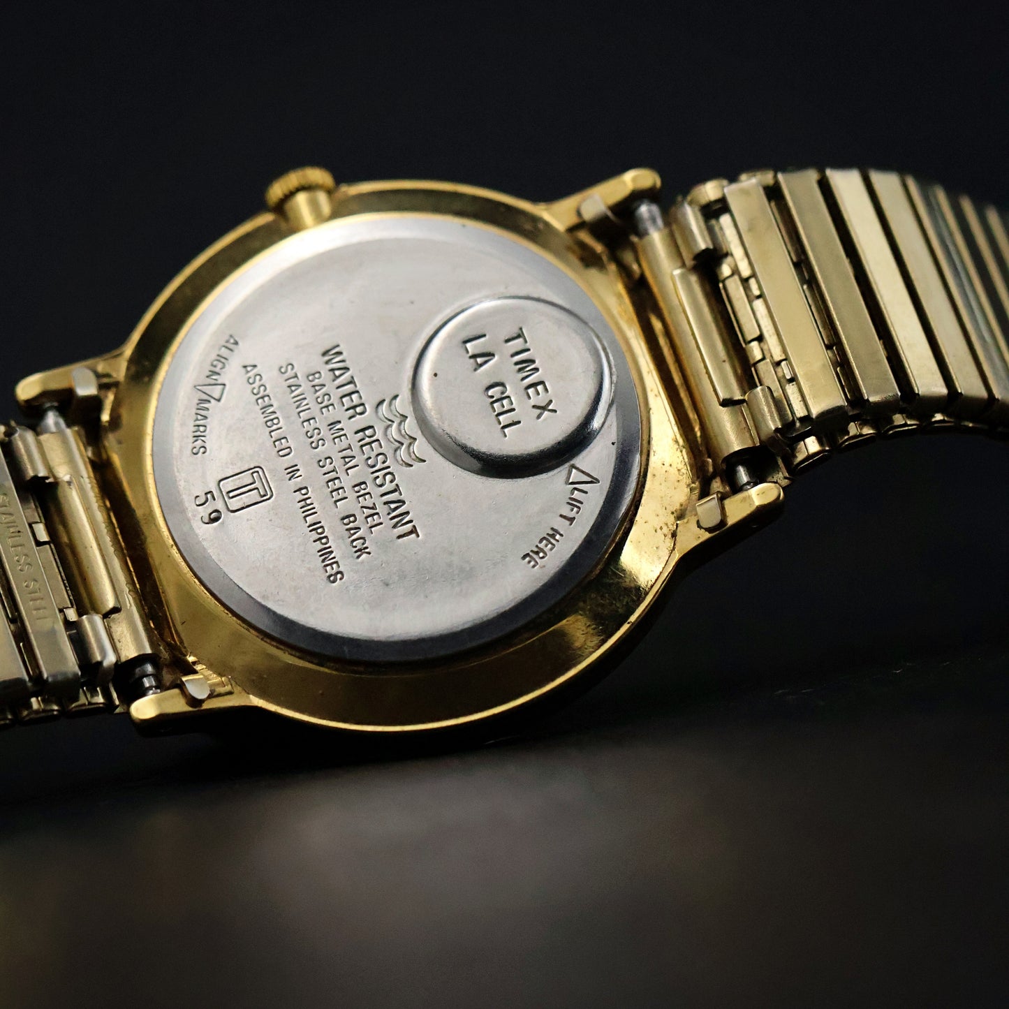 Timex Classic Gold Quartz Expansion Bracelet Watch