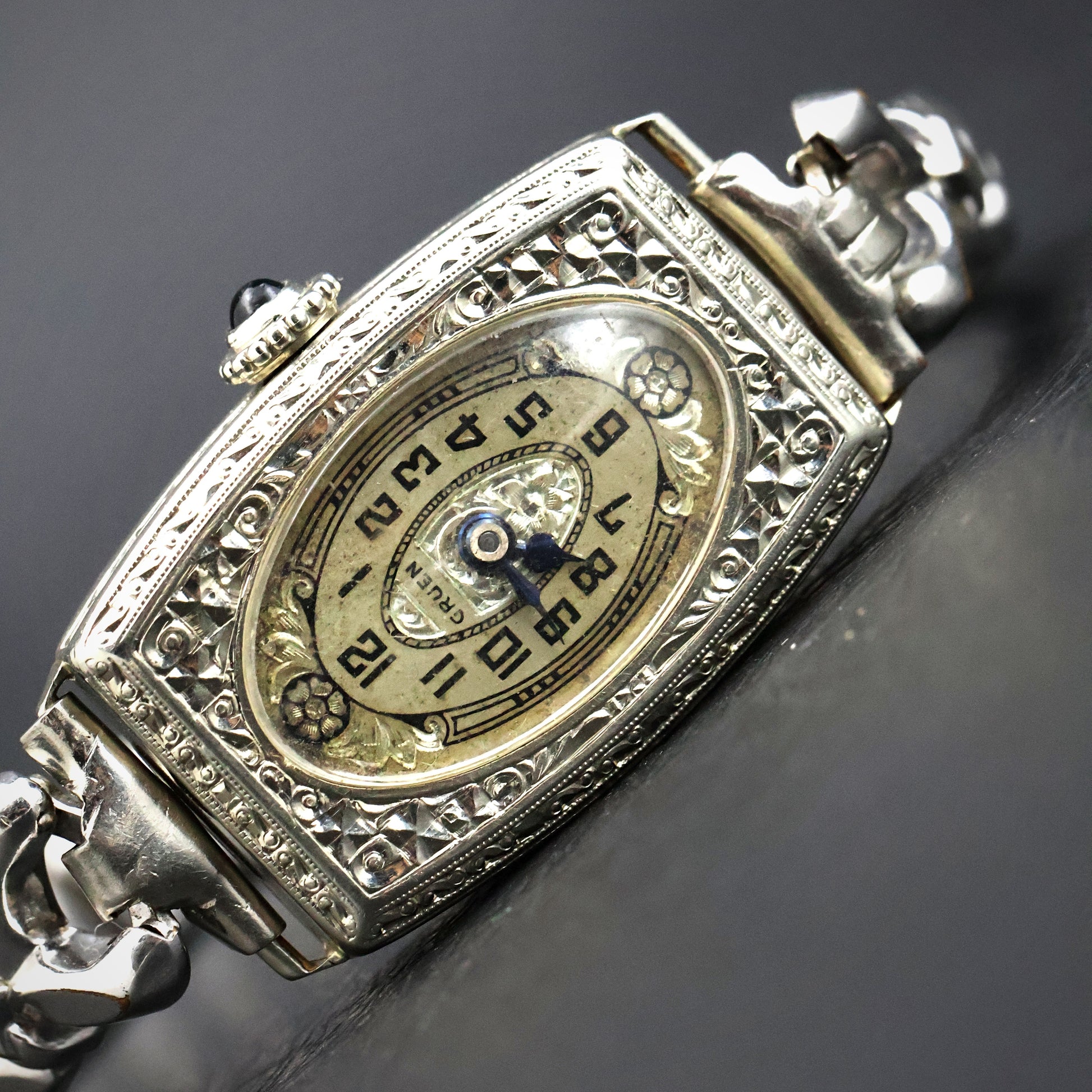 Gruen Art Deco Filigree Ladies' Watch