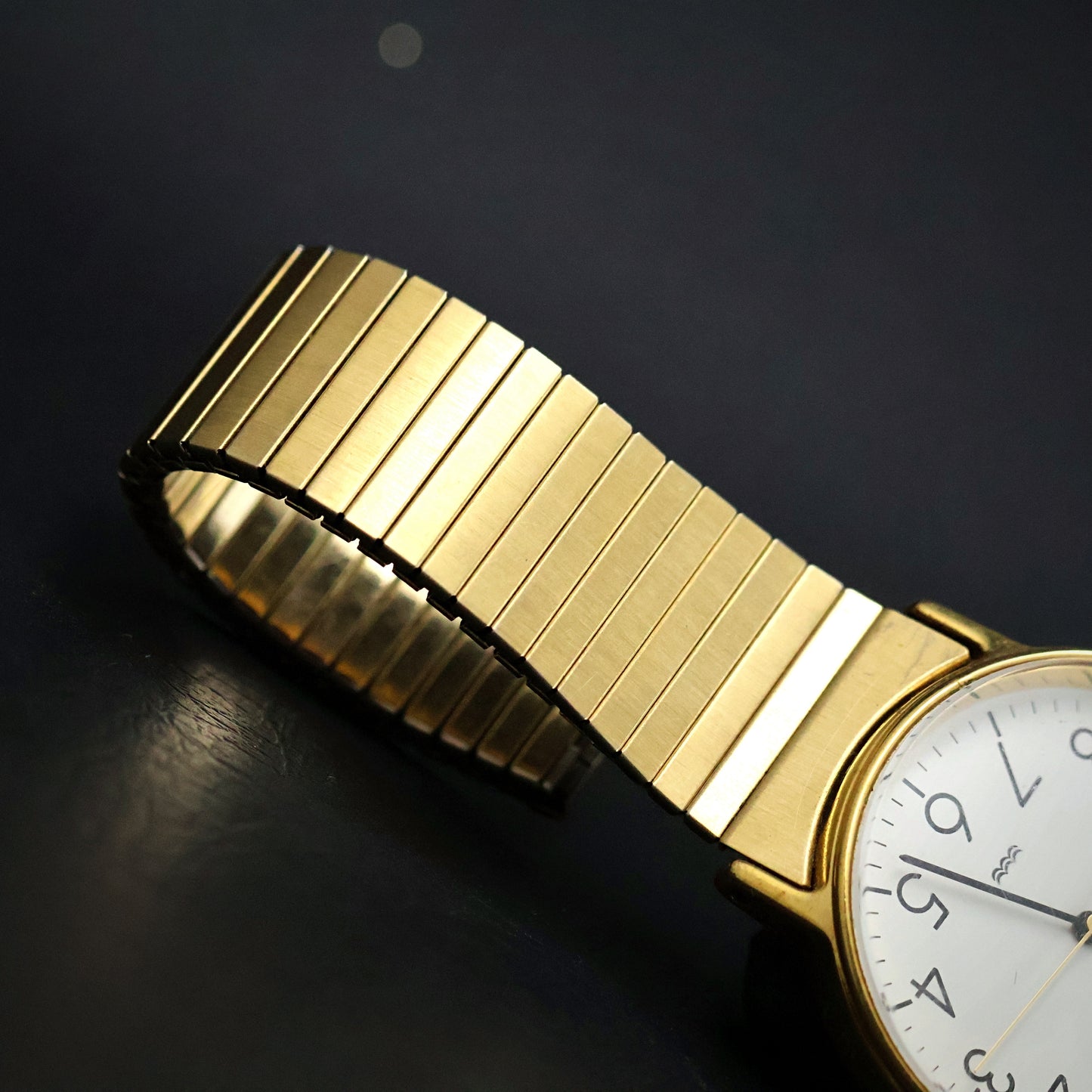 Timex Classic Gold Quartz Expansion Bracelet Watch