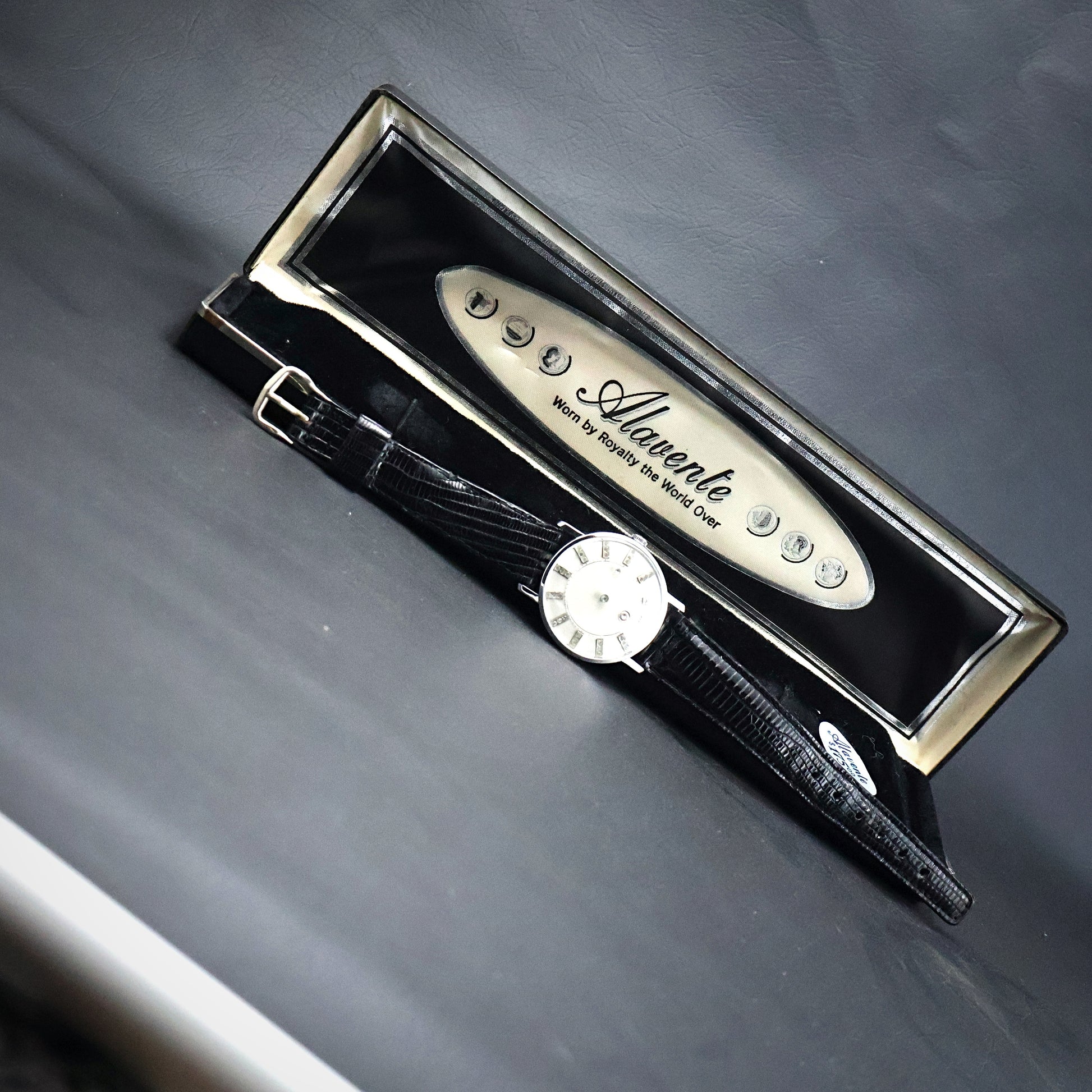 Alavente Mystery Dial Diamond Dress Watch