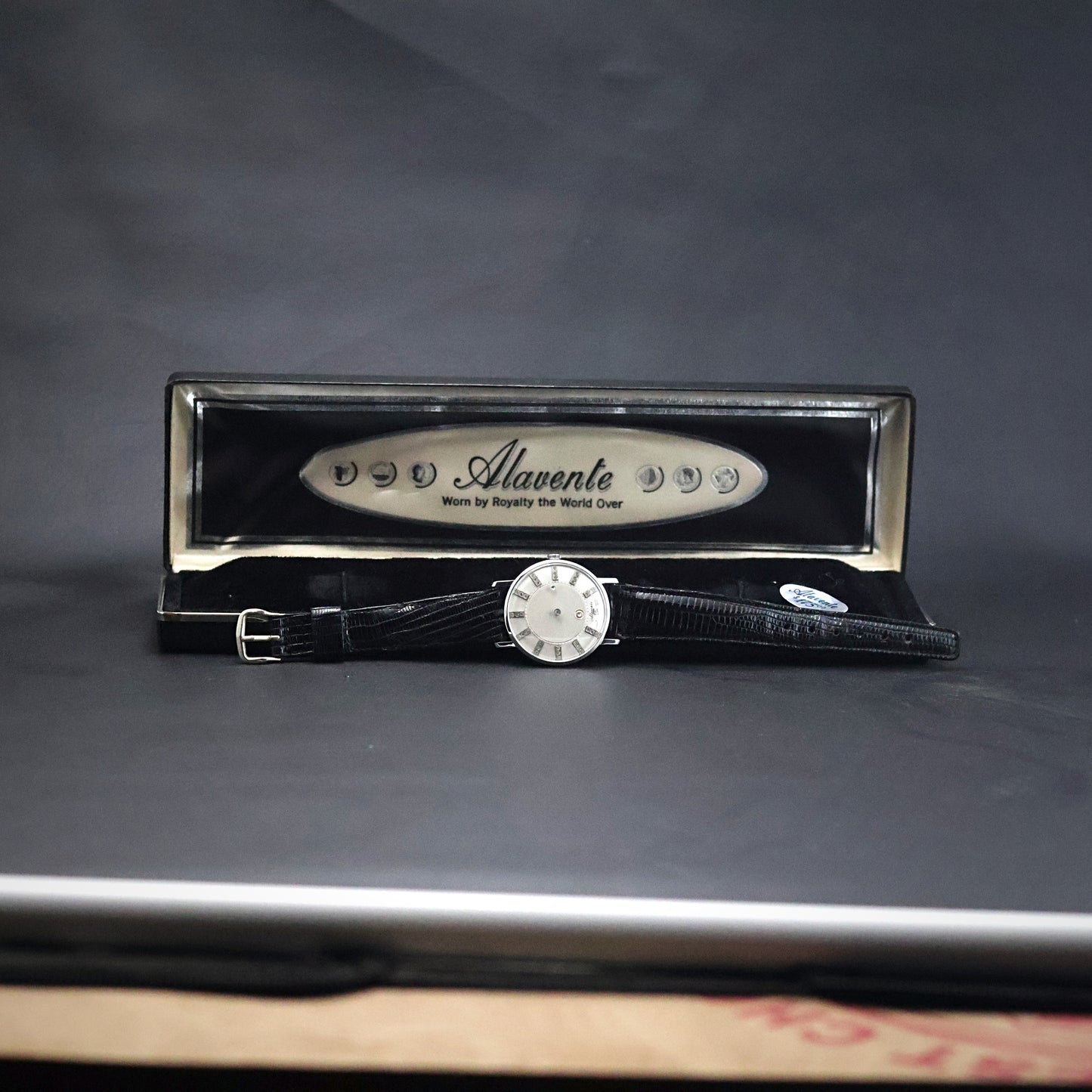Alavente Mystery Dial Diamond Dress Watch
