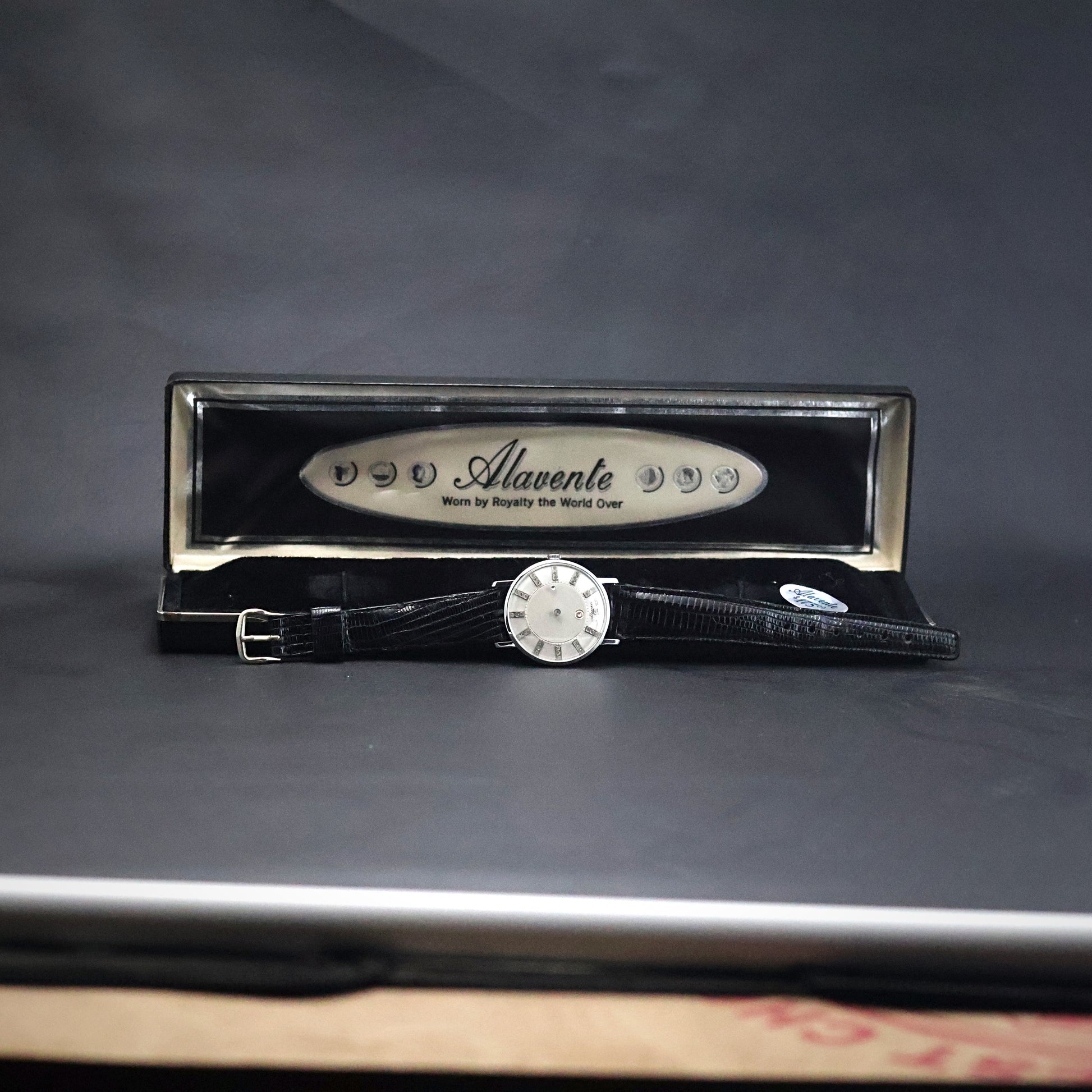 Alavente Mystery Dial Diamond Dress Watch