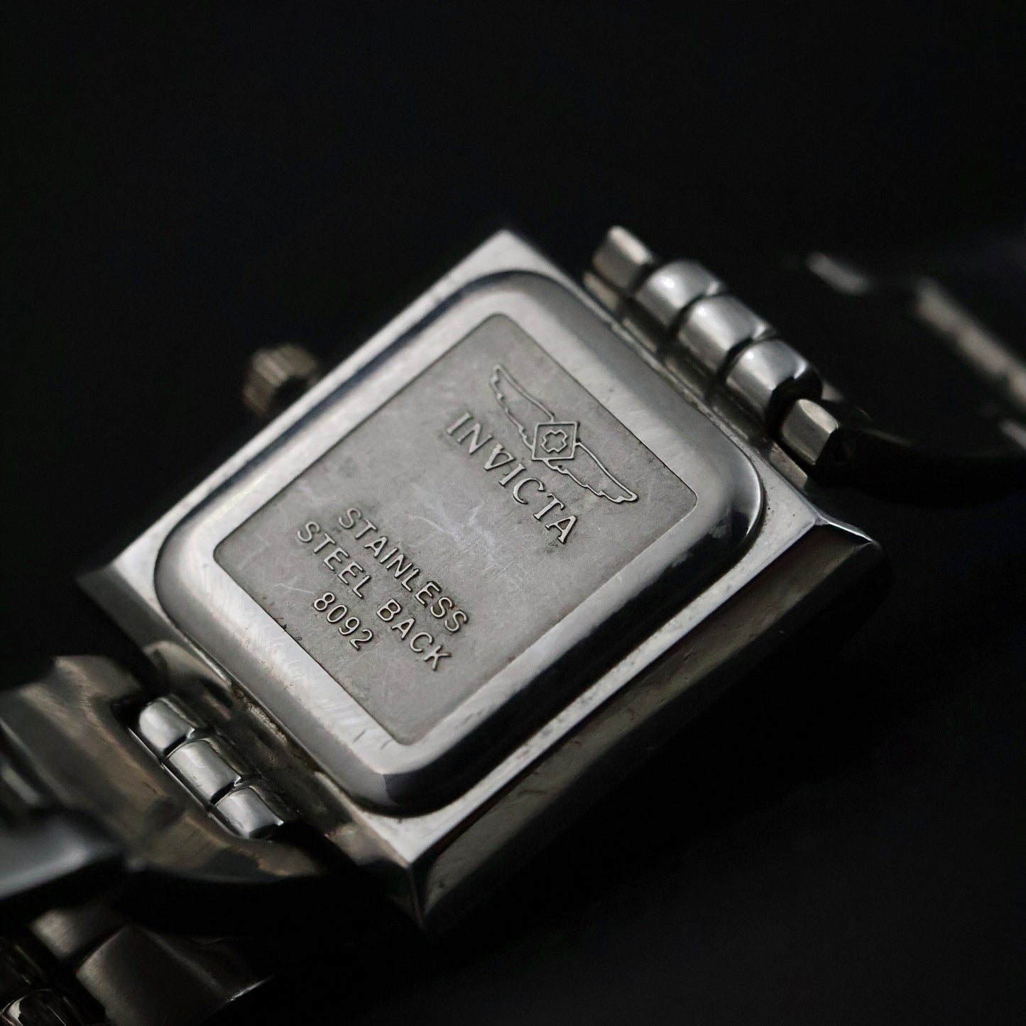 Invicta Brushed Silver Square