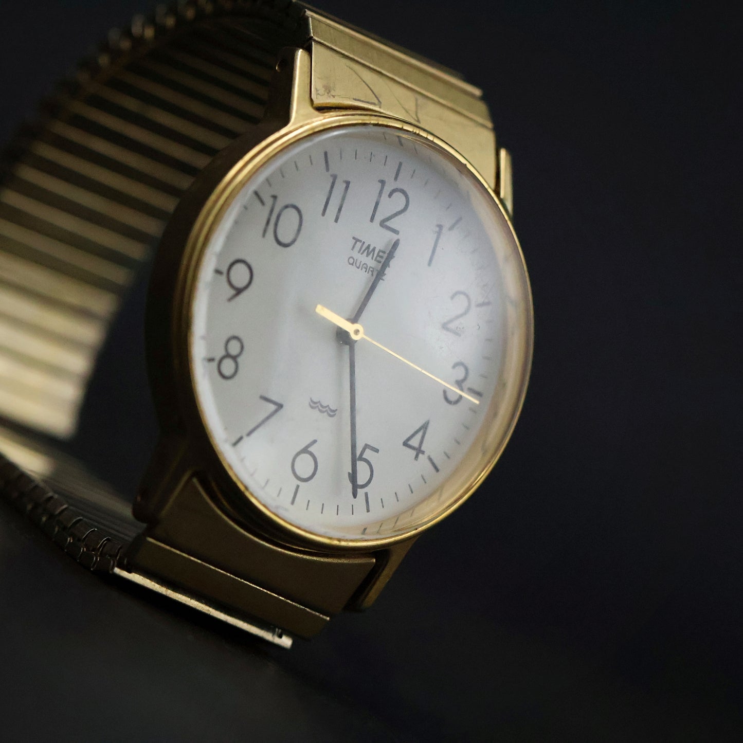 Timex Classic Gold Quartz Expansion Bracelet Watch