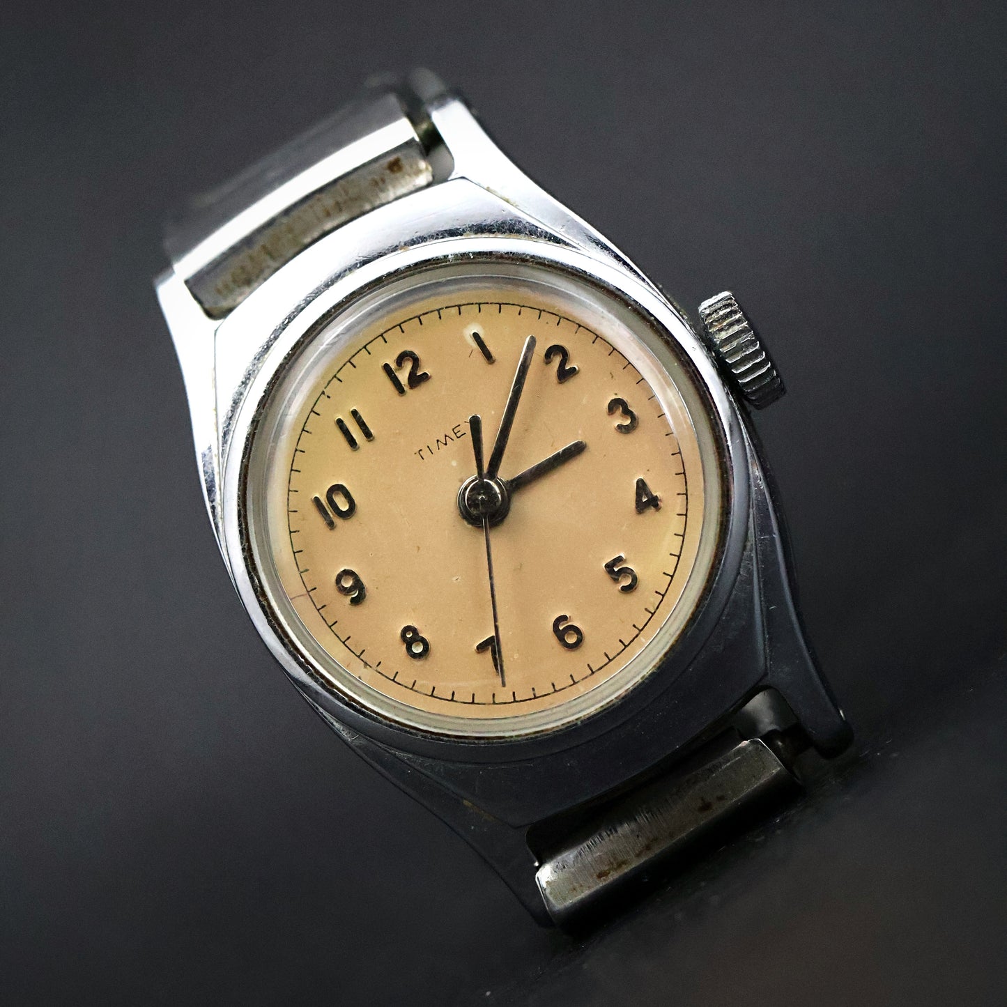 Timex Silver Mechanical with Mesh Bracelet