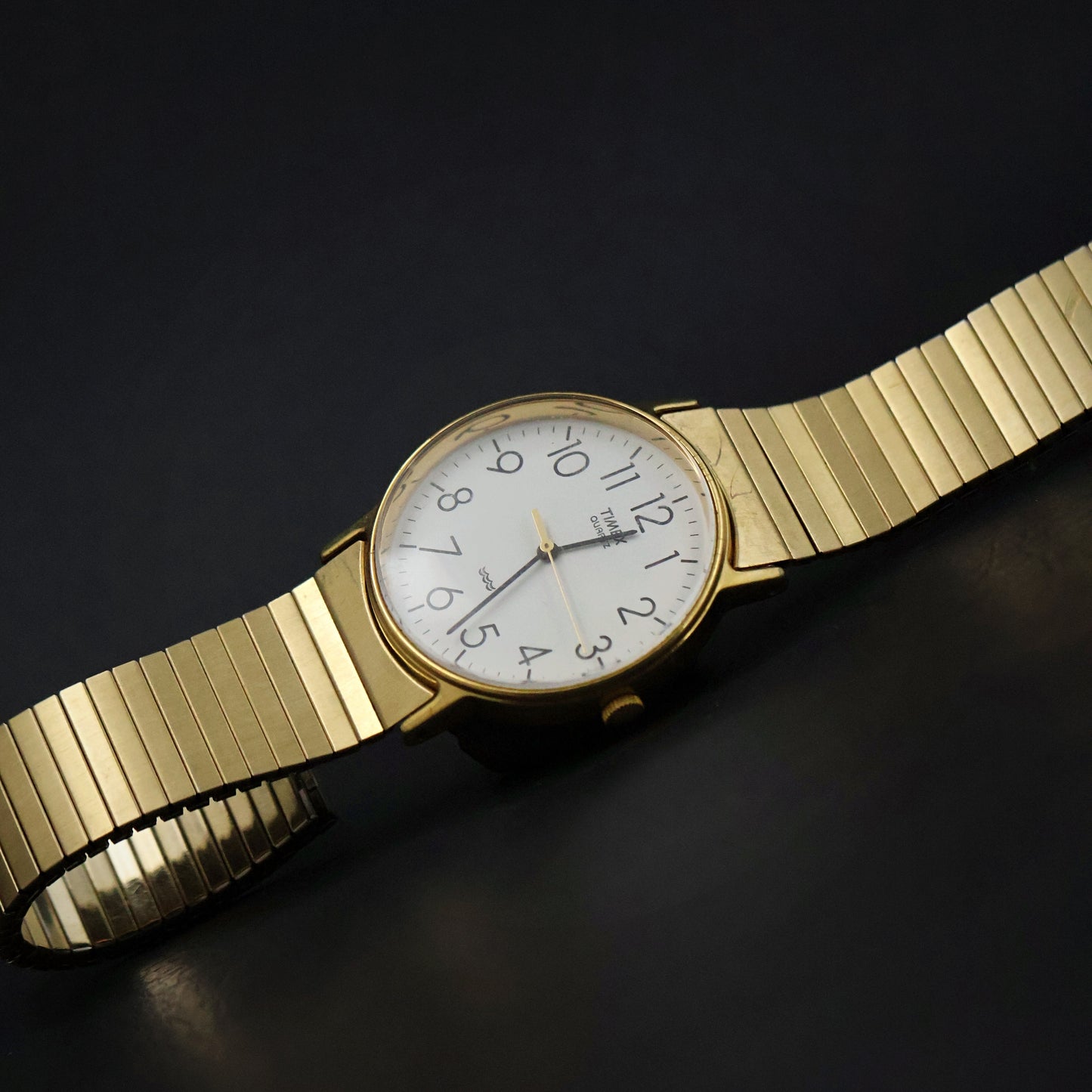 Timex Classic Gold Quartz Expansion Bracelet Watch