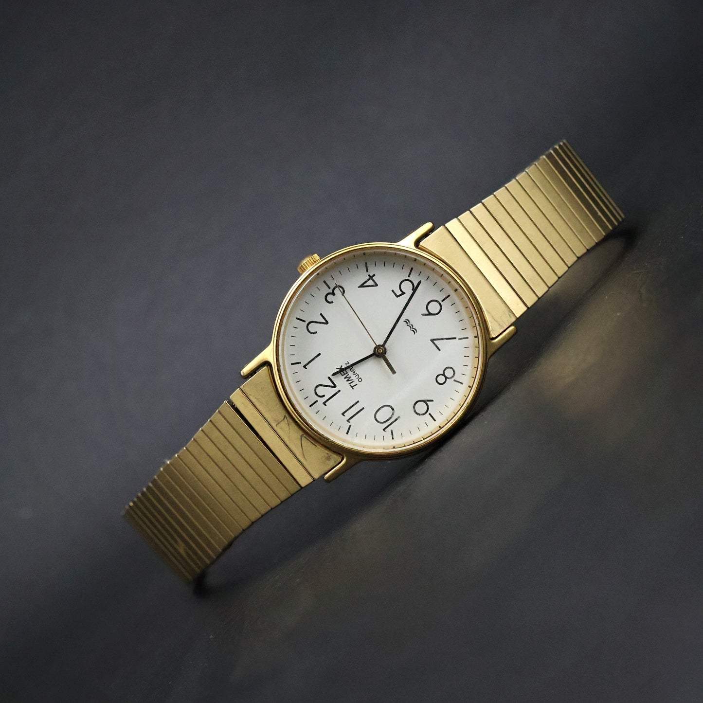 Timex Classic Gold Quartz Expansion Bracelet Watch
