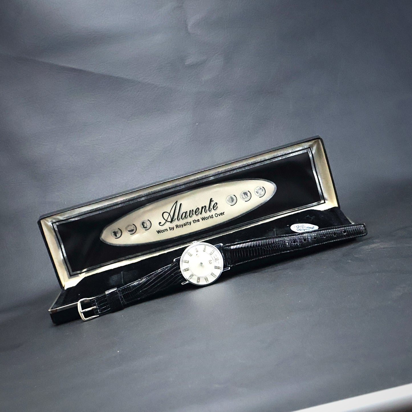 Alavente Mystery Dial Diamond Dress Watch