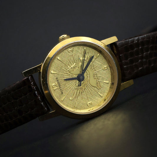 Wittnauer Seahorse Embossed Dial Watch