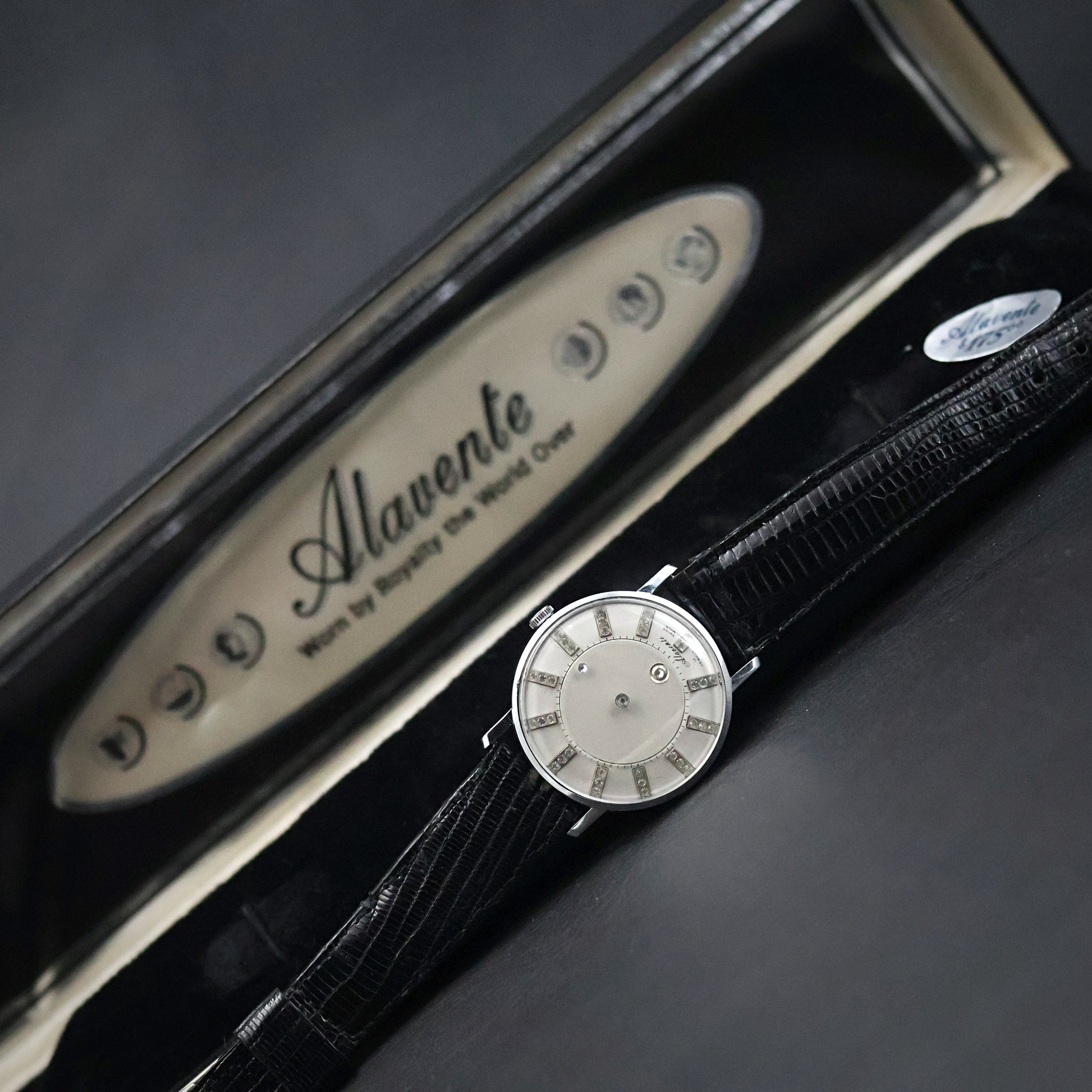 Alavente Mystery Dial Diamond Dress Watch