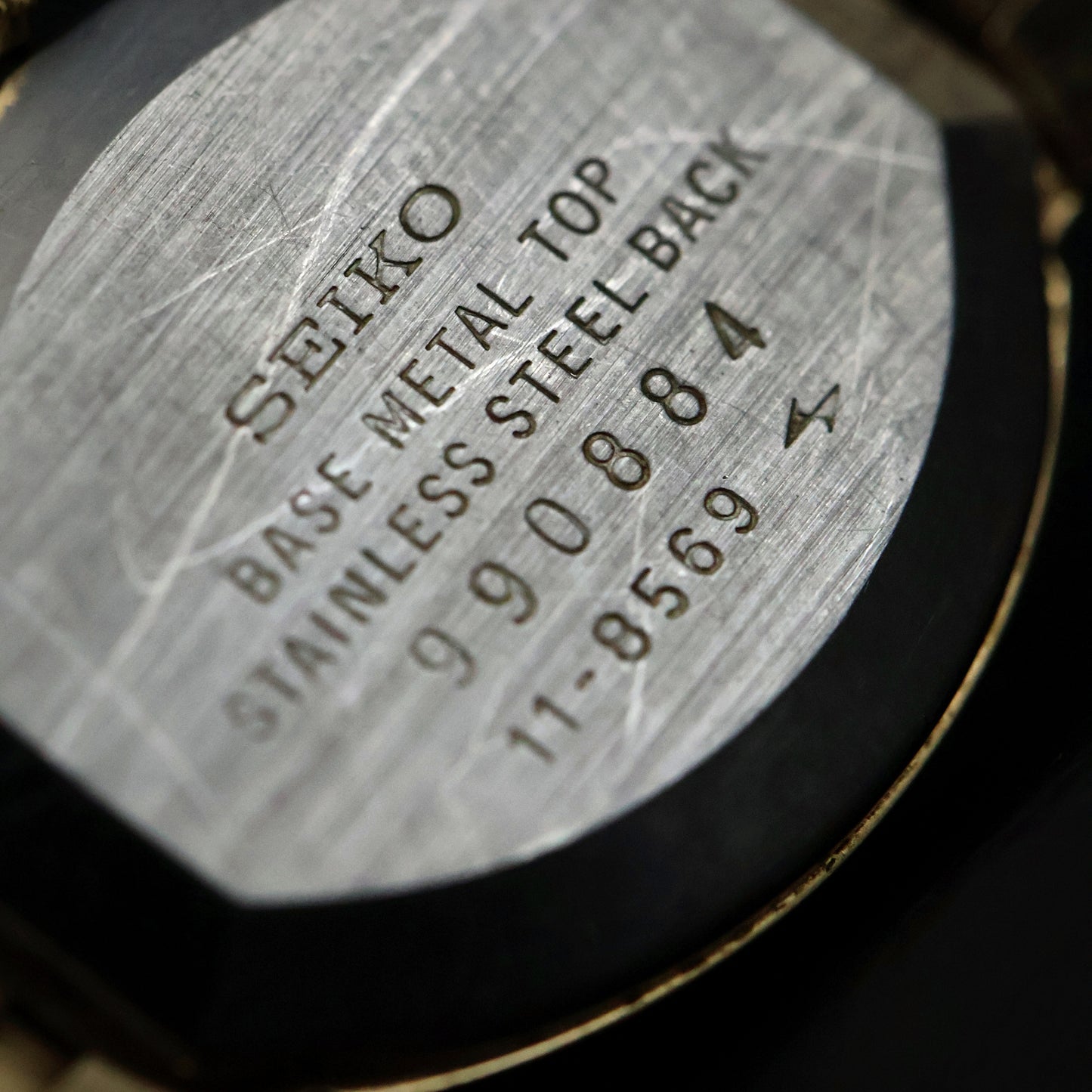 Seiko Gold Oval with Geometric Bracelet