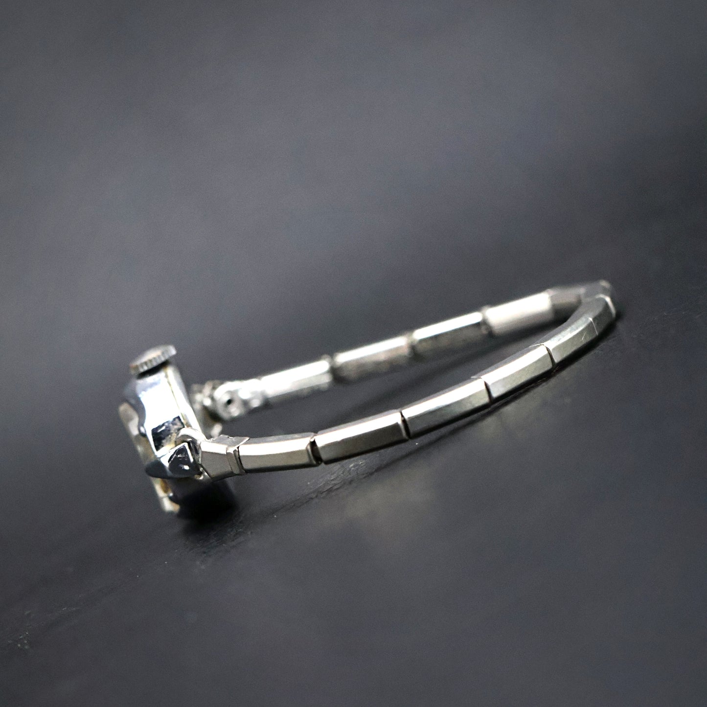 Timex Silver Oval Bangle