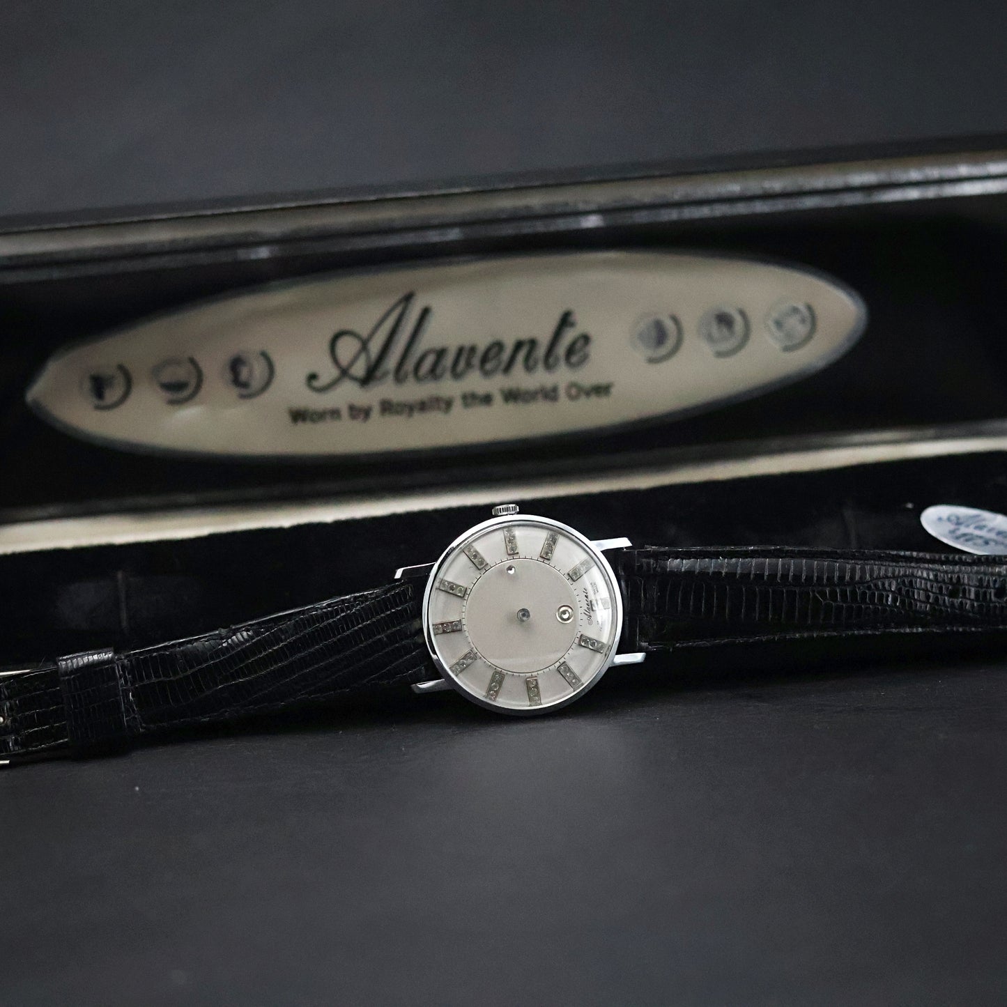 Alavente Mystery Dial Diamond Dress Watch